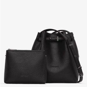 Matt & Nat Lexi mini bucket bag with removable pouch